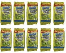 Image of 12 Pack x Duzzit Pack of 50 Antibacterial Cleaning Wipes