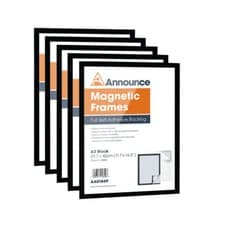 Image of Announce Magnetic Frame A3 Black (Pack of 5) AA01850