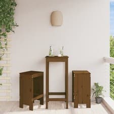 Image of Bar Stools 2 pcs Honey Brown 40x36x75 cm Solid Wood Pine
