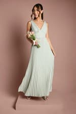Image of Coast Sage A-Line Dress Womens Bridesmaids Dresses