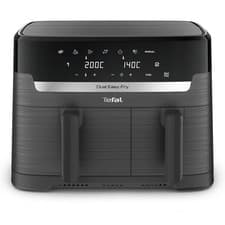 Image of Tefal Easy Fry Dual Air Fryer 8.3L 2 Drawers Extra Crisp 7 Programs EY901HG0
