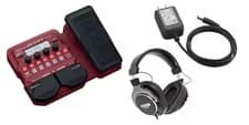 Image of ZOOM B1X FOUR Bass Multi-Effects Processor with CPH7000 Headphones