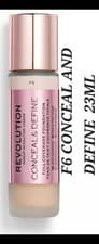 Image of Revolution Beauty London, Conceal and Define, Foundation SHADE F6  23ml