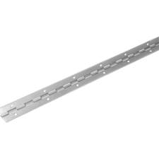 Image of Piano Hinge Continuous Hinge - Nickel Plated - 1m long 32mm (open)