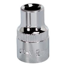 Image of Sealey WallDrive Socket 8mm 3/8"Sq Drive Fully Polished - SP3808