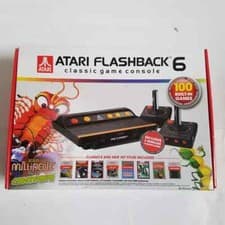 Image of NEW ATARI Flashback 6 Boom! 100 Built-In Retro Games Console (Black)