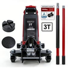 Image of Trolley Jack 3 Ton Tonne Low Profile Hydraulic Floor Lifting Car Van Garage Tool