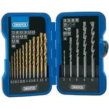 Image of Draper 17 Piece HSS and Masonry Drill Bit Set