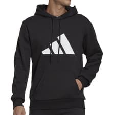 Image of adidas Hoodie Mens - Logo Hoody / Hooded Sweatshirt - Large *Black Friday Sale*