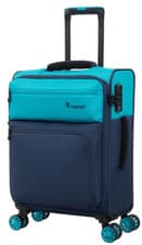 Image of IT Luggage Megalite Duo-Tone 8 Wheel Small 56cm Suitcase Capri Breeze/Dress Blue