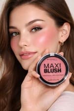 Image of Rimmel London Maxi Blush Powder Blush 001 Third Base 9g New Sealed