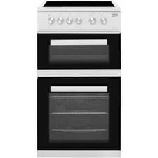 Image of Beko KDVC563AW 50cm Free Standing Electric Cooker with Ceramic Hob White A/A