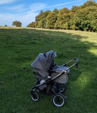 Image of Bugaboo Fox 3 Grey Pushchair With Bassinet, Brand New In Box (worth £800!)