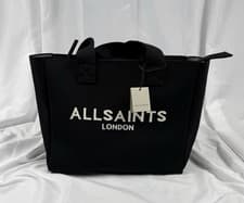 Image of All Saints Izzy Medium Tote – Black – Brand New with Tags