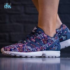 Image of adidas Originals Womens x The FARM Company ZX Flux Shoes S76595