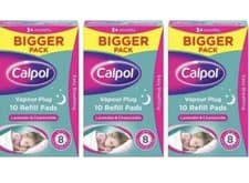 Image of Calpol Vapour Plug Refill Pads, Pack of 10 (Bigger Pack) X 3