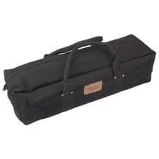 Image of Draper Canvas Tool Bag Overall size 600 x 170 x 180mm Nylon zip wood base 72999