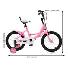 Image of 16" inch Kids Bike Children Kids Bike for 5-8 years old Girls Boys Bicycle