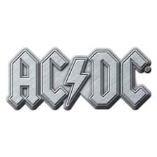 Image of AC/DC Metal Pin Badge: METAL LOGO: acdc classic Official Merch fan gift £pbd