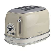 Image of Ariete 30cm Cream Vintage 2 Slice Toaster