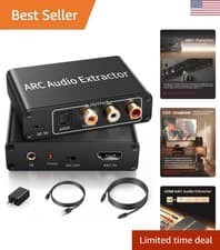 Image of Universal HDMI ARC Audio Adapter - Supports Optical, RCA & 5.1 Surround Sound