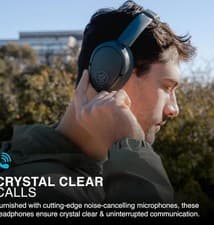 Image of JLab Wireless Headphones ANC Foldable Headset Sage colour RRp £89