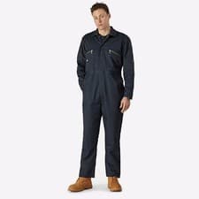 Image of Dickies Redhawk Mens Utility Protective Workwear Multi-Pocket Coveralls Navy