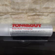 Image of Toni Guy Glamour Firm Hold HairSpray 250ml Invisible Hold Rare