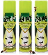 Image of 3 x Dethlac Insecticidal Lacquer Spray 250ml Ant & Insect Killer