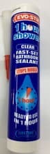 Image of #Evostik 1 Hour Shower Sealant Clear Fast Set Anti Mould Sealant 310ml *new*