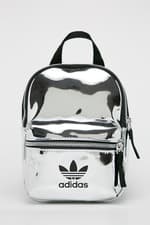 Image of RARE adidas orignal Mini Airliner Backpack Silver Metallic / Black ED5884