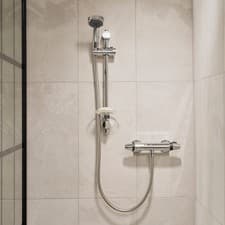 Image of Triton Exe Bar Mixer Shower Thermostatic Chrome 3 Spray Handset Modern UNEXTHBM