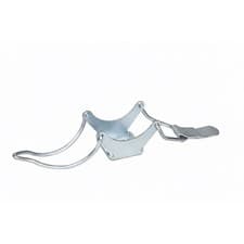 Image of SGS Grease Gun Holder Snap Action Clamps Safe Storage Zinc Plated Steel