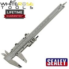 Image of Sealey Vernier Caliper 150mm(6") (0.02mm-1/1000" Acc) Measuring Metric/Imperial