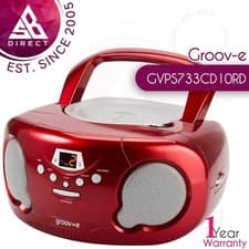 Image of Groov-e Original Boombox Portable CD Player with Radio│Chidrens Stories CD│InUK