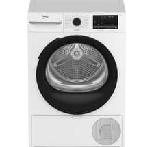 Image of Beko BM3T3833W Heat Pump Condenser Tumble Dryer 9kg, Sensor Drying, LED, A++