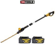 Image of DeWalt DCMPH566 18V XR Pole Hedge Trimmer 3.35m With 2 x 4.0Ah Batteries