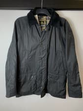 Image of Barbour Wax Jacket Black Size M RRP £199