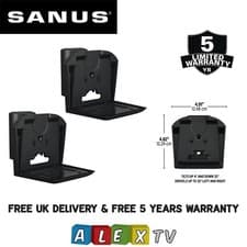 Image of SANUS WSWME32 Speaker Wall Mounts For Sonos Era 300™ Pair Black or White
