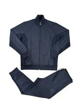 Image of BOSS Mens Tracksuit Set 2 Piece Dark Blue Zip Jacket & Cuffed Bottoms Size L