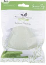 Image of Brushworks Konjac Sponge - Green Clay