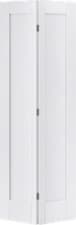 Image of WHITE PATTERN 10 ONE PANEL BI-FOLD INTERNAL DOOR
