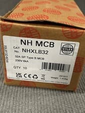 Image of Wylex NHXLB32 Miniature Circuit Breaker MCB 6kA Type B - 32 Amp