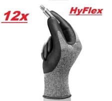 Image of 12x HyFlex 11-804 Work Glove Gr L 9 Mechanic Protective