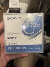 Image of Sony Ultrium LTO 1 LTX100G 200GB Data Cartridge - New Sealed
