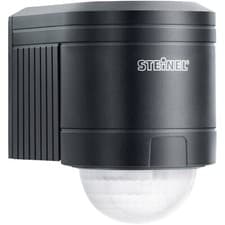 Image of Steinel 602710 IS 240-DUO PIR Motion Detector Black IP54 Wall-Mounted