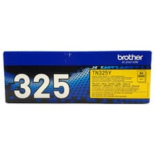 Image of Brother TN325Y Yellow Toner Cartridge Genuine Original HL DCP MFC 325 Printer