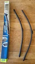 Image of 2x Wiper Blades (Pair)Flat fits MERCEDES 650mm/26" 600mm/24"  Valeo 574672 VM472