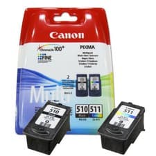 Image of PG510 CL511 Black & Colour Original Canon Ink Cartridge Value Combo Pack