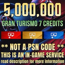 Image of Gran Turismo 7⭐5 Million Credits⭐PS4 & PS5 🟢GET 250,000 FREE CREDITS🟢